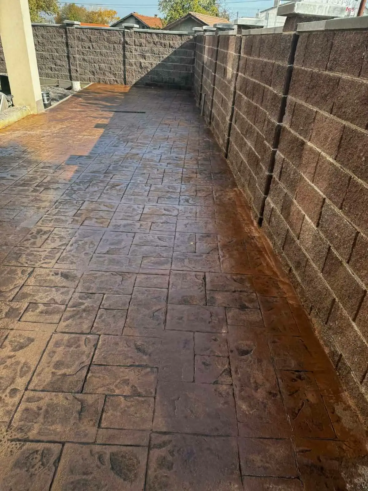 Шлайфан бетон в модерен интериор