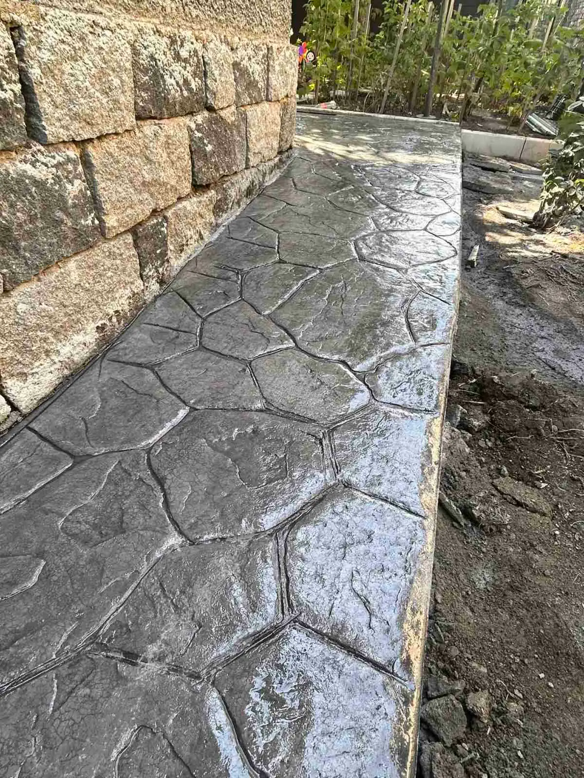 Асфалтова или бетонна външна настилка за работна площ